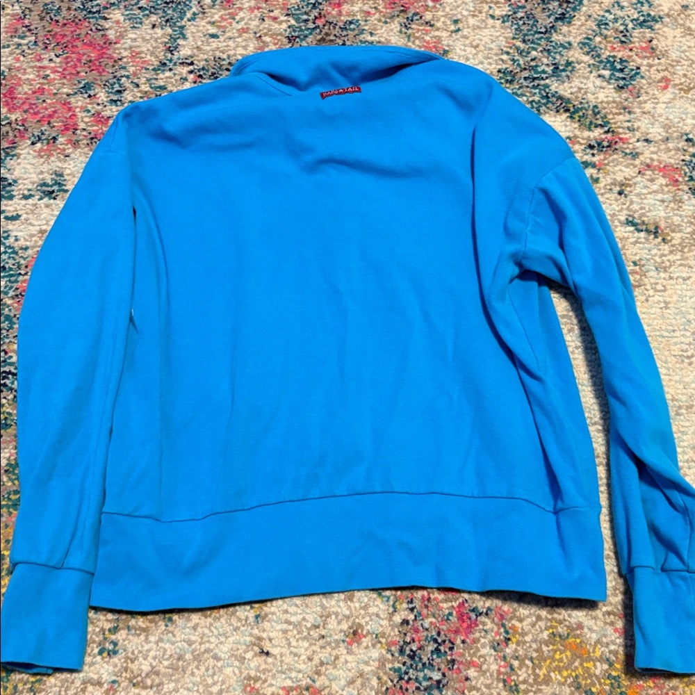 HARD TAIL PREPPY HALF-ZIP PULLOVER TOP - Picture 4 of 5
